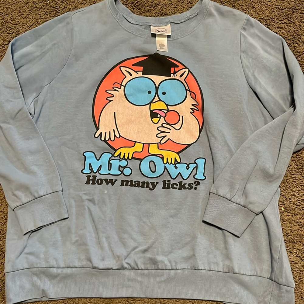 Torrid tootsie roll how many licks sweatshirt